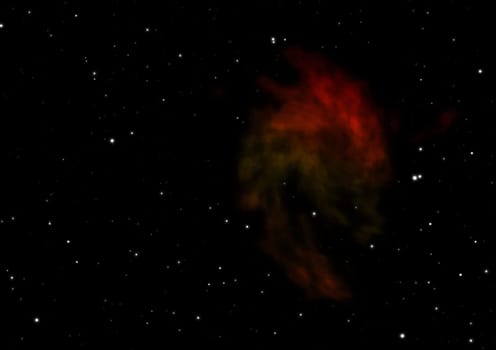 Small part of an infinite star field of space in the Universe. "Elements of this image furnished by NASA""."