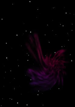 Small part of an infinite star field of space in the Universe. "Elements of this image furnished by NASA""."