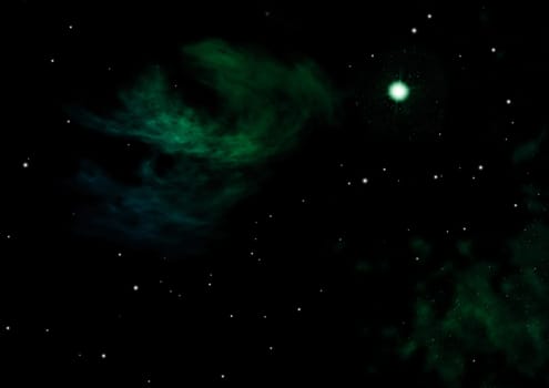 Small part of an infinite star field of space in the Universe. "Elements of this image furnished by NASA""."