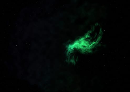 Far being shone nebula and star field against space. "Elements of this image furnished by NASA""."