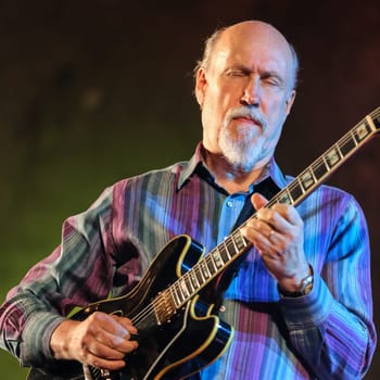 WIELICZKA, POLAND - NOVEMBER 2, 2015: John Scofield playing live music at The Cracow Jazz All Souls’ Day Festival in The Wieliczka Salt Mine. Poland