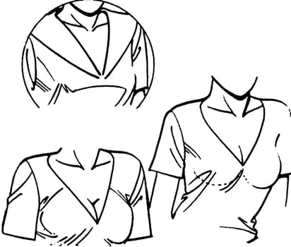 Tutorial of drawing a female body. Drawing the human body, step by step lessons. Female breast drawing tutorial. Drawing a woman's body with an emphasis on breasts.