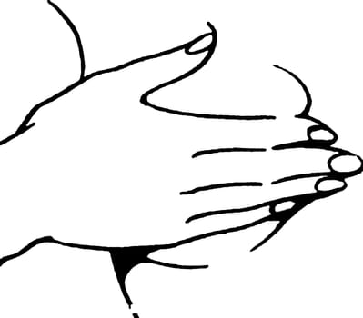 Tutorial of drawing a female body. Drawing the human body, step by step lessons. Female breast drawing tutorial. Drawing a woman's body with an emphasis on breasts.