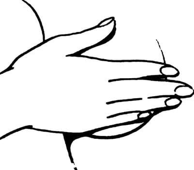 Tutorial of drawing a female body. Drawing the human body, step by step lessons. Female breast drawing tutorial. Drawing a woman's body with an emphasis on breasts.