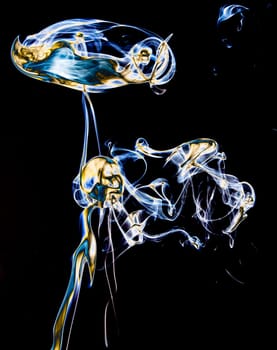 Abstract smoke with dome on top