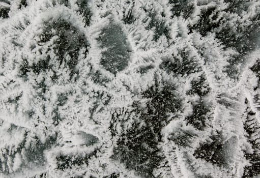 Background texture of bubbles in ice sheet