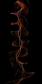 Abstract image of genetic codes DNA. Concept image for use as background. 3D illustration.