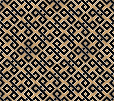 Typical egyptian, assyrian and greek motives. Greek key. Arabic geometric texture. Islamic Art. Abstract geometric. Vector and illustration.
