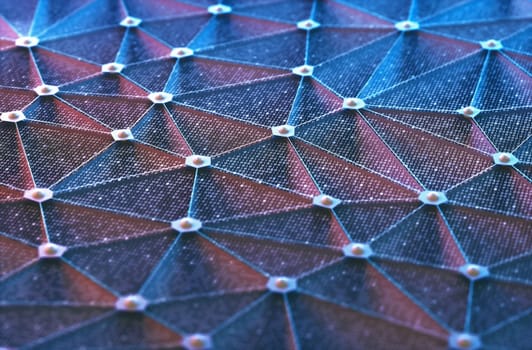 Artificial intelligence, connections and nucleus in concept of interconnected neurons. Abstract background with binary numbers, neural network and cloud computing.