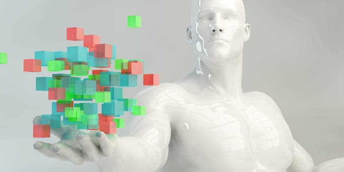 Technology Abstract Background with Tech Startup Industry Concept