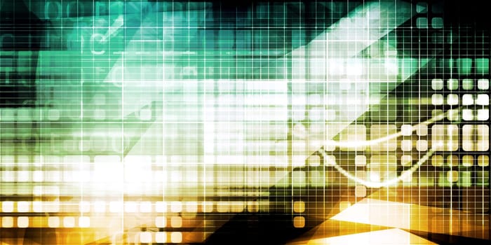 Global Digitalization Abstract Background Wallpaper Concept