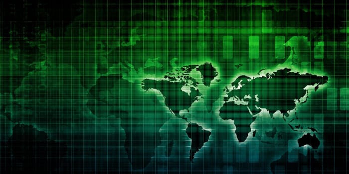 Global Company Presentation Background as a Concept