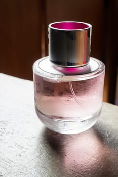 Beauty and sweet fresh perfume bottle, stock photo