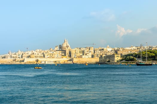 Cityscapes of Valletta - the capital city of Malta.