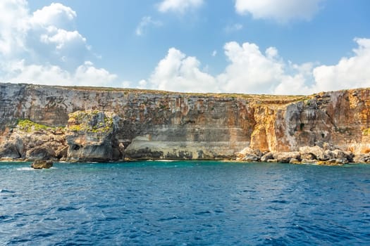 Blue lagoon at Comino island - Malta