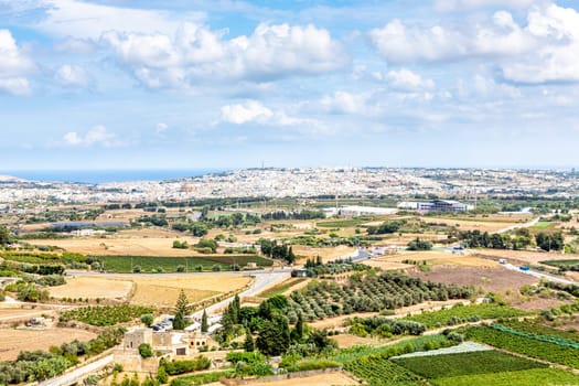 View of the city of Malta from the Medina.