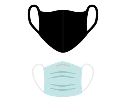Verschiedene Gesichtsmasken