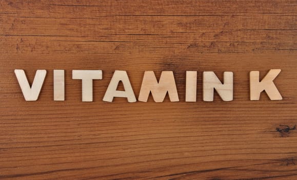 Term from wooden letters on old wooden board