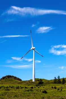 Eco power wind turbines landscape