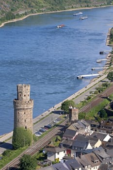 The Ochsenturm in Oberwesel on the Middle Rhine
