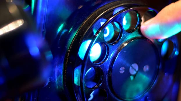 Close Up Of Old Rotary Phone