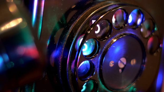 Close Up Of Old Rotary Phone