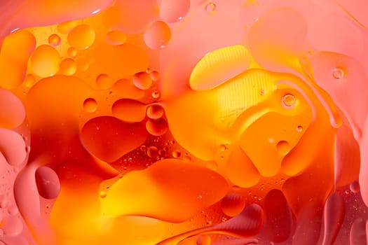 An Abstract background as a result of a mixture of water and oil