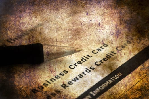 Business credit card application