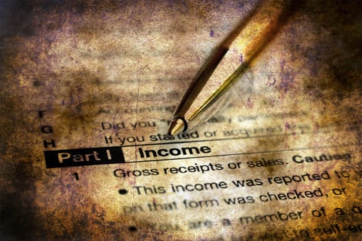 Financial report grunge concept