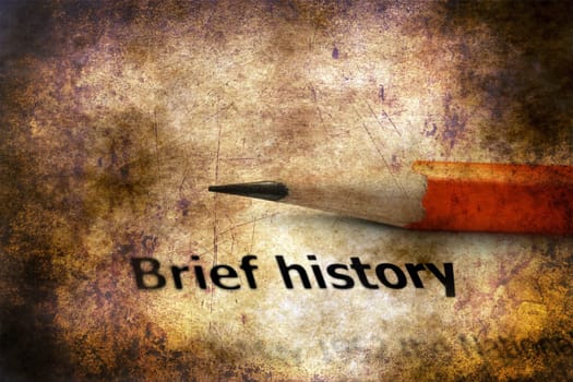 Brief history grunge concept
