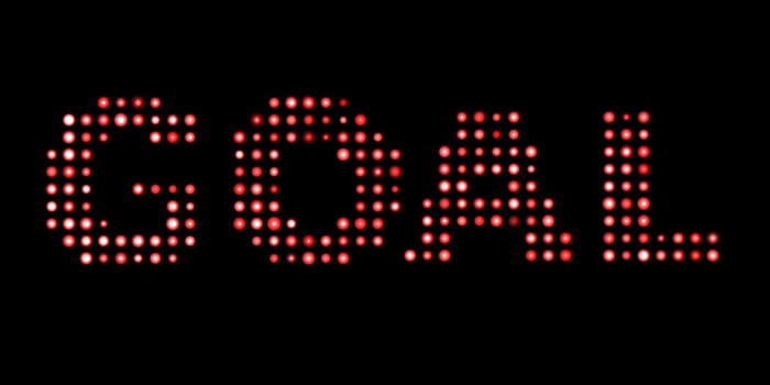 Goal led text