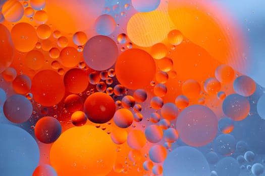 An Abstract background as a result of a mixture of water and oil