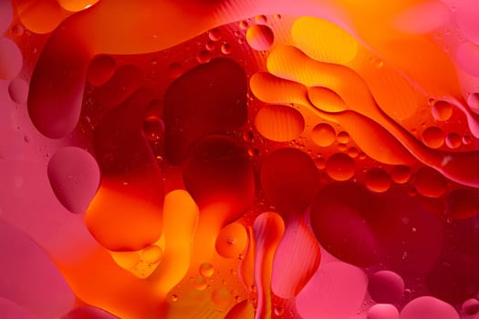 An Abstract background as a result of a mixture of water and oil
