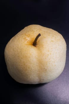 Single fresh asian whole pear, stock photo