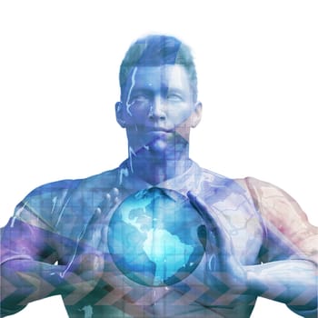 Creative Technology Idea and Digital Lifestyle Background