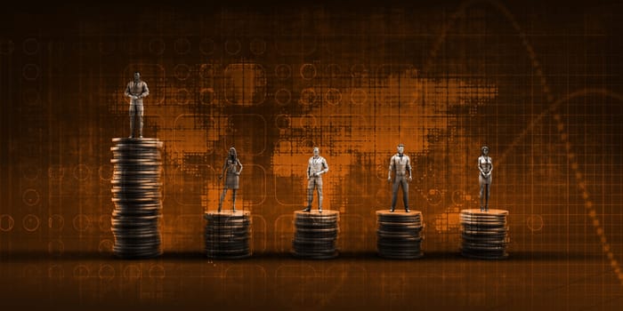 Corporate Background with Business Concept Design Art