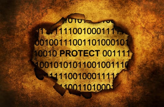 Data protect on paper hole