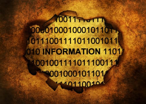 Data information on paper hole