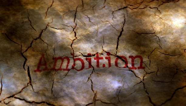 Broken ambition grunge concept