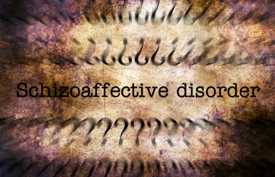 Schizoaffective disorder grunge concept