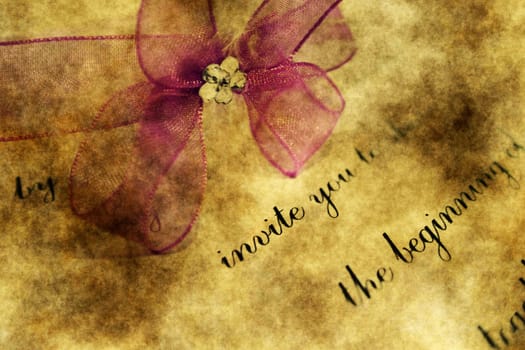 Love letter grunge concept