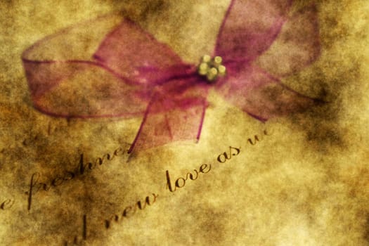 Love letter grunge concept
