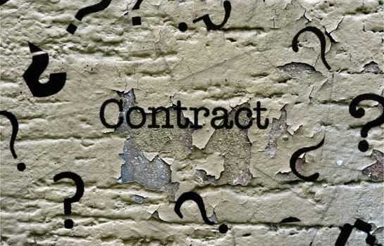 Contact text grunge concept