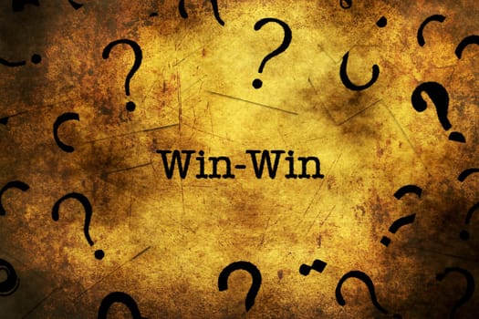 Win concept and question marks