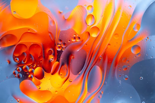 An Abstract background as a result of a mixture of water and oil