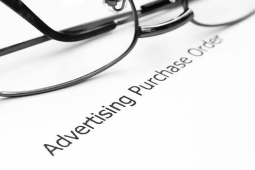 Advertising purchase order