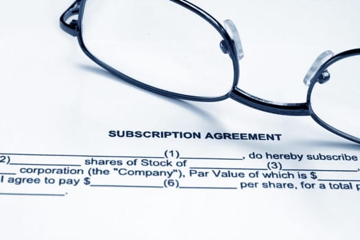 Subscription agreement