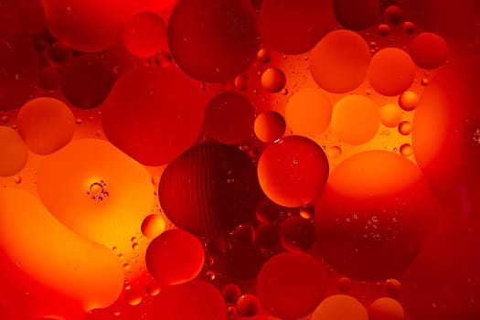 An Abstract background as a result of a mixture of water and oil