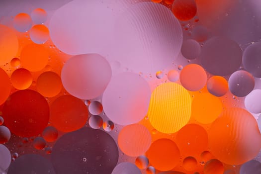 An Abstract background as a result of a mixture of water and oil