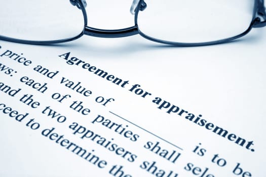 Agreement for aparaisement